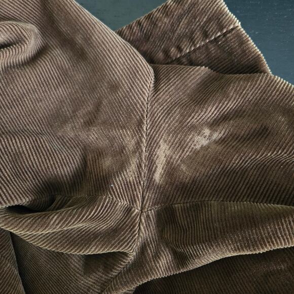 J. McLaughlin Corduroy Pants Brown High Rise Flat Front Straight Leg Women 4 - Picture 12 of 12